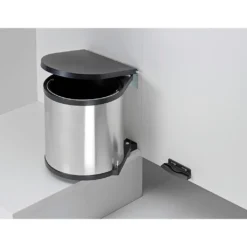 WESCO Rondo Einbau-Abfallsammler 15 Liter Edelstahl -Leifheit || Vileda || Wenko Verkaufsgeschäft f5541136dc13b707c01c36b11802081e