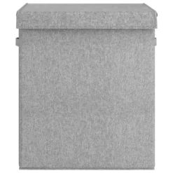 VidaXL Faltbarer Wäschekorb Grau 51x34,5x59 Cm Leinenimitat Stoff 11 VidaXL Faltbarer Wäschekorb Grau 51x34,5x59 Cm Leinenimitat Stoff -Leifheit || Vileda || Wenko Verkaufsgeschäft f61a1f18ba1bfbc30d0586e36bddb7e8