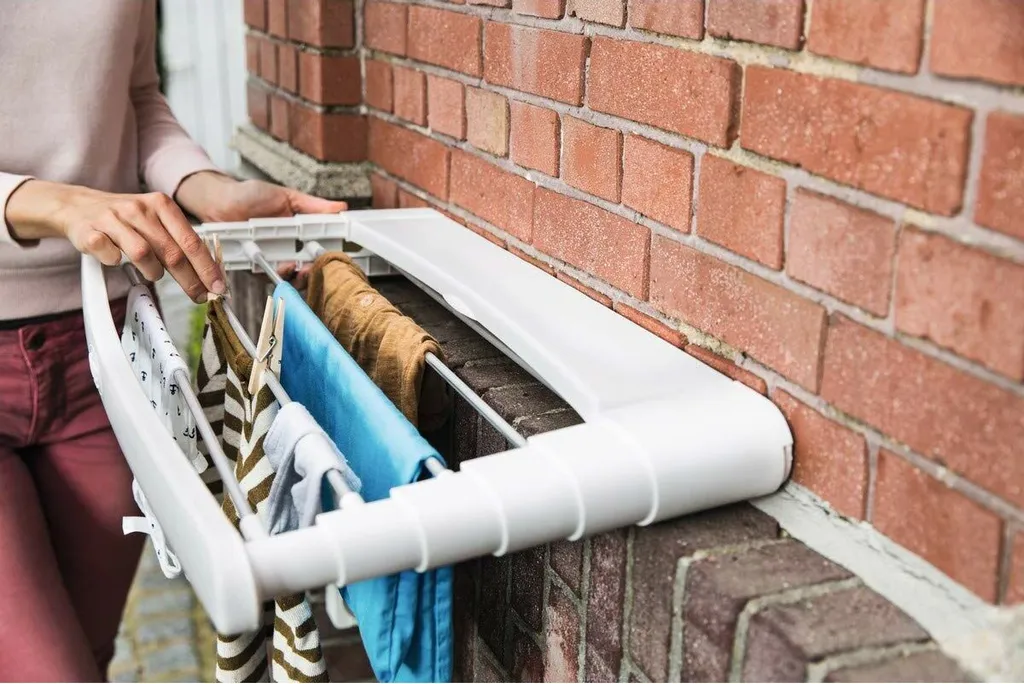 Vileda Genius 70 Wand-Wäscheständer Aus Aluminium Und Harz, 5 Meter Aufhängefläche, 2 Paar Wandhalterungen Inklusive, Offene Maße 70 X 38 X 8 Cm, Farbe Weiß 2 Vileda Genius 70 Wand-Wäscheständer Aus Aluminium Und Harz, 5 Meter Aufhängefläche, 2 Paar Wandhalterungen Inklusive, Offene Maße 70 X 38 X 8 Cm, Farbe Weiß – Bild 2