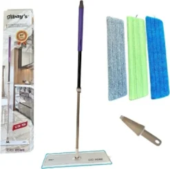 Ilbays Multifunktionaler Mopp Bodenwischer Set Mit 3 Bezügen