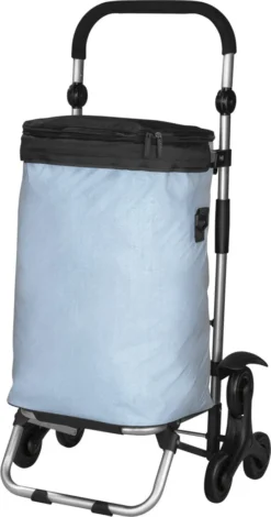 K-Classic Einkaufstrolley | Einkaufskorb | Shopper 6-Rad Reflektierend