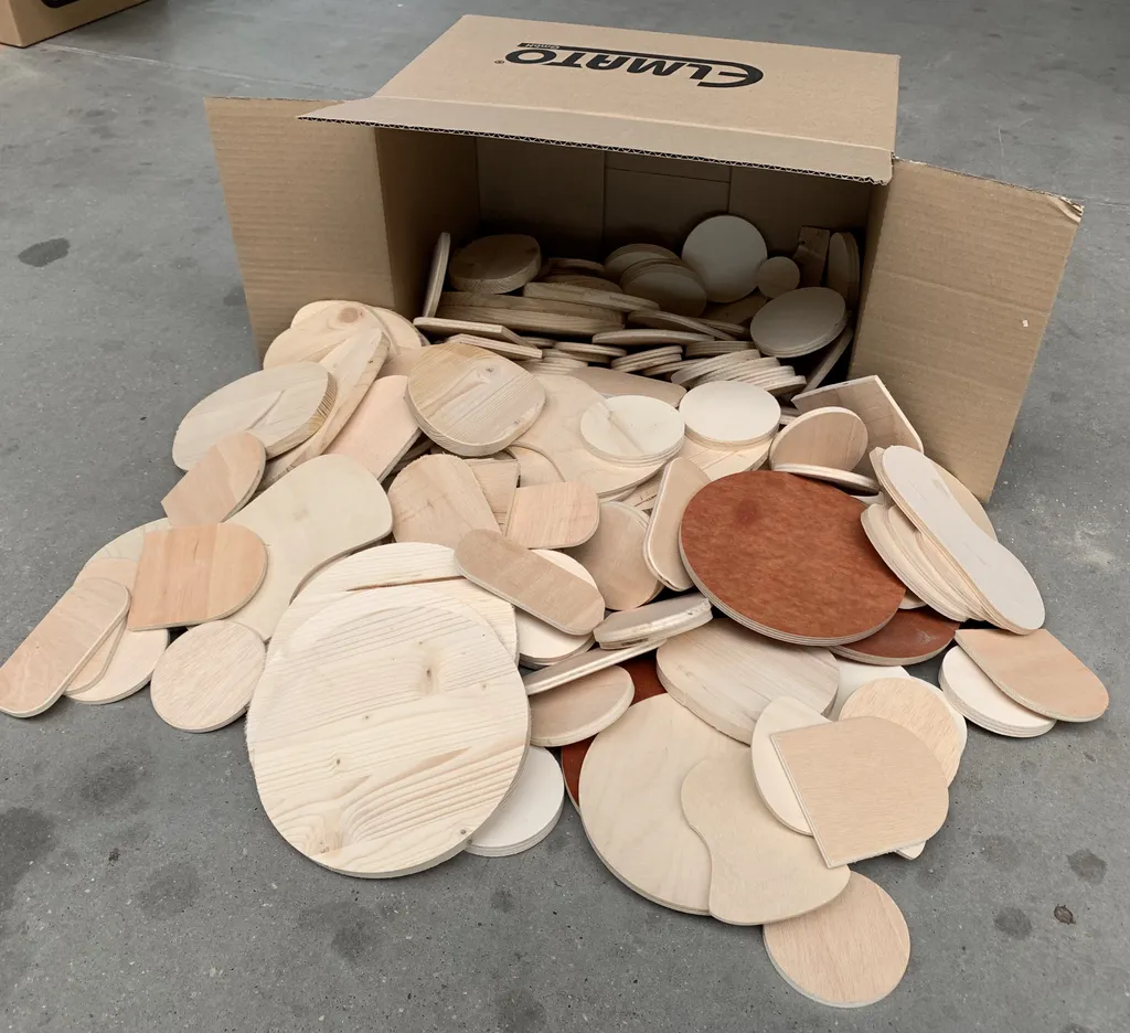 Elmato 13008 Sperrholz Runde Reste Holz Scheiben Bastler Kreise Zuschnitte Gemischt 36Liter 1 Elmato 13008 Sperrholz Runde Reste Holz Scheiben Bastler Kreise Zuschnitte Gemischt 36Liter