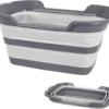 Wäschekorb Faltbar 60 X 40 Cm - Silikon Wäschewanne Klappbar Wäschebox