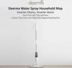 Deerma TB500 Mop Mit Wasserspray, 360° Drehung, 350ml Behälter, 1x Reinigungstuch 18 Deerma TB500 Mop Mit Wasserspray, 360° Drehung, 350ml Behälter, 1x Reinigungstuch -Leifheit || Vileda || Wenko Verkaufsgeschäft fb3383b9d9fa4450aa6a36c5909e4a2d