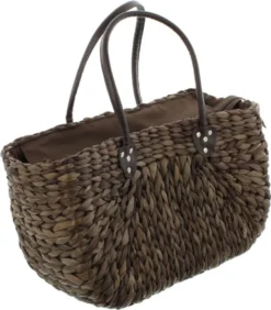 Maisstroh-Tasche, Mokka, T43 X B20 X H24 Cm, GH44 Cm, Einkaufstasche,Tragetasche -Leifheit || Vileda || Wenko Verkaufsgeschäft fc10571614e3761f9880a3ddba0baeac