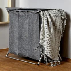 Wenko Wäschesammler Trio Top Grau Meliert -Leifheit || Vileda || Wenko Verkaufsgeschäft fd470ec396142061685a1c0db6cce1ec