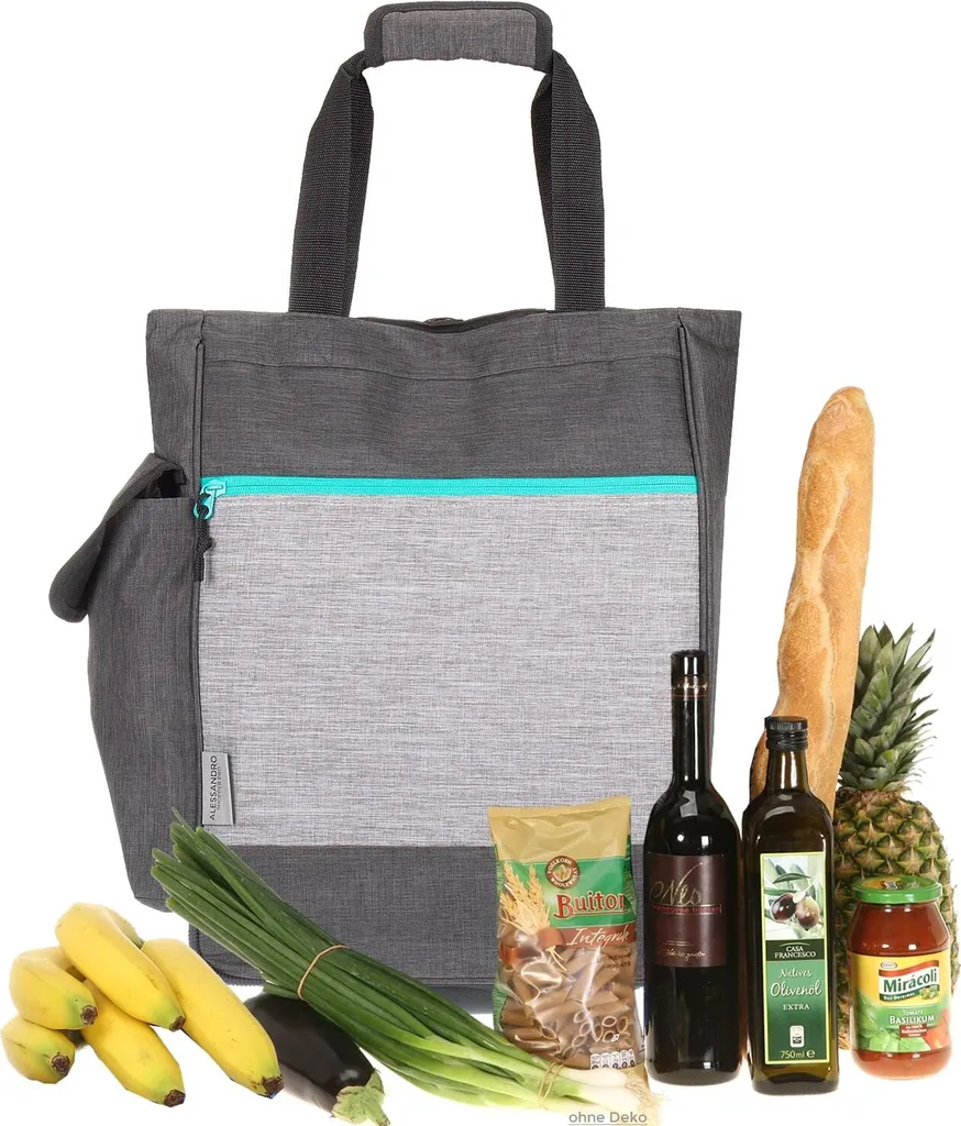 Trolley Einkaufstrolley Einkaufsroller Alessandro Pro Shopper Mit Stabilem Stand Einkaufstrolly Einkaufstasche Saunatrolley Trolly 38L 12894 Two Tone Grey Grau 14 Trolley Einkaufstrolley Einkaufsroller Alessandro Pro Shopper Mit Stabilem Stand Einkaufstrolly Einkaufstasche Saunatrolley Trolly 38L 12894 Two Tone Grey Grau – Bild 14