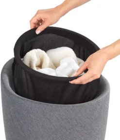 Wenko Hocker Candy Grey Leinenoptik, Mit Wäschesack -Leifheit || Vileda || Wenko Verkaufsgeschäft fdefc4cadafac83e5ae9f1c46de60232