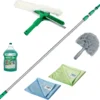 Unger Wintergarten Reinigungsset (Reinigungsmittel Fensterwischer Tücher) AK130