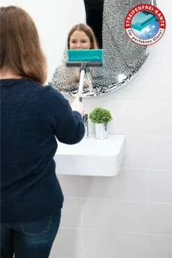 Genius Fensterwischer Deluxe-Set 10 Tlg - Fensterputzer + Universalstange, Wanne & Mikrofaserbezug | Streifenfreie Sauberkeit; A81966 -Leifheit || Vileda || Wenko Verkaufsgeschäft fdf57d72d3ec7d1ee13a55d7da96c377 3