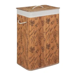 Relaxdays Wäschekorb Bambus Faltbar -Leifheit || Vileda || Wenko Verkaufsgeschäft fe51dd6648a691a197806b42505766a6