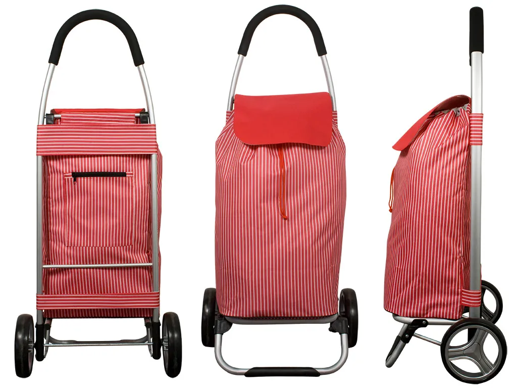 KoTaRu Grosser Einkaufstrolley Rot 44 Liter Klappbar 2 KoTaRu Grosser Einkaufstrolley Rot 44 Liter Klappbar – Bild 2