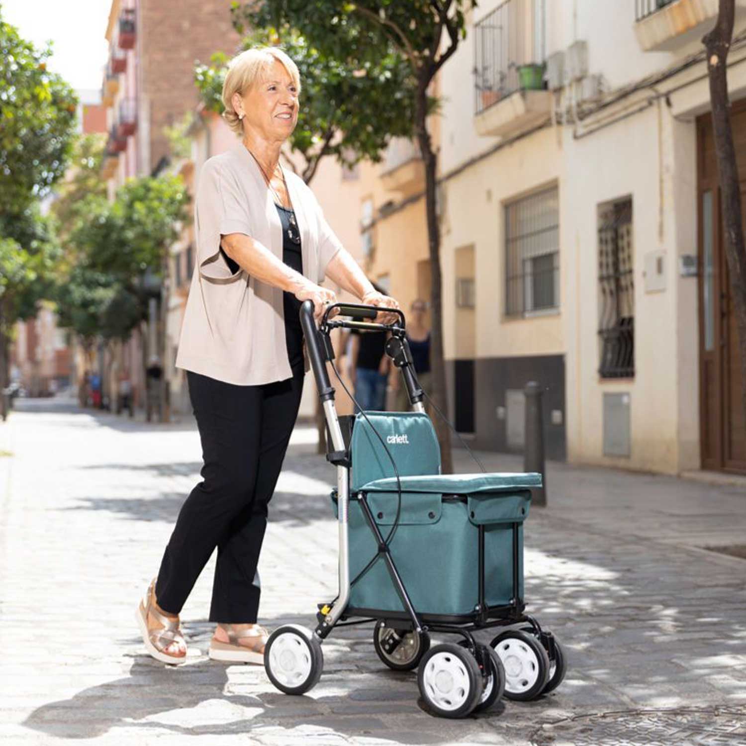 Leifheit || Vileda || Wenko Verkaufsgeschäft -Leifheit || Vileda || Wenko Verkaufsgeschäft rollator carlett einkaufstrolley senior comfort